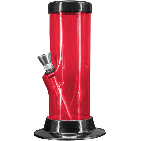 JM Enterprises 6-9-12-15" Acrylic Straight Tube Basic Bong - 2" Tube Diameter - Multiple Colors