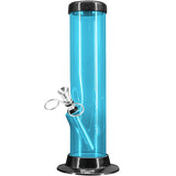 JM Enterprises 6-9-12-15" Acrylic Straight Tube Basic Bong - 2" Tube Diameter - Multiple Colors