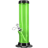 JM Enterprises 6-9-12-15" Acrylic Straight Tube Basic Bong - 2" Tube Diameter - Multiple Colors