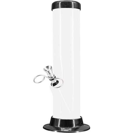 JM Enterprises 6-9-12-15" Acrylic Straight Tube Basic Bong - 2" Tube Diameter - Multiple Colors
