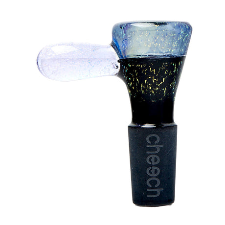 Cheech Glass 2" Jade Blue Dichro Bowl Slide - 14mm Borosilicate Bong Accessory