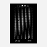 2025 Moon Calendar Hemp Rolling Tray