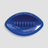 Navy blue Gameday With Jane football melamine ashtray with a notched rim for resting a joint