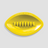 Yellow Gameday With Jane football melamine ashtray with a glossy finish and notched rim for resting a joint