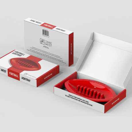 Gameday With Jane Football Melamine Ashtray