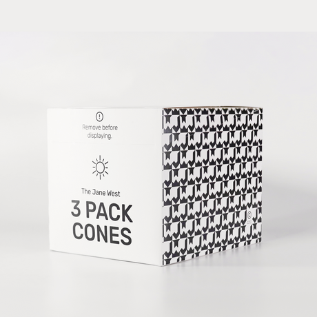 30 count 3-Pack Cones POS Display Pack (Day)