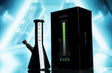 KLEAN Black Series Beaker Master Case of 9 - black borosilicate glass beaker bong with glow-in-the-dark stripe