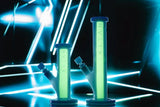 KLEAN White Series Straight Tube Master Case of 12 - included bowl and downstem accessories per unit
