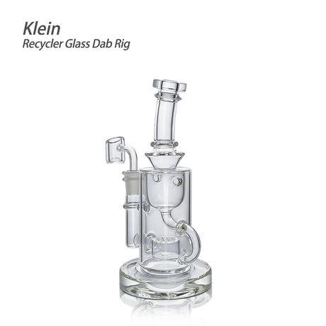 Waxmaid 7.48” Klein Recycler Glass Dab Rig