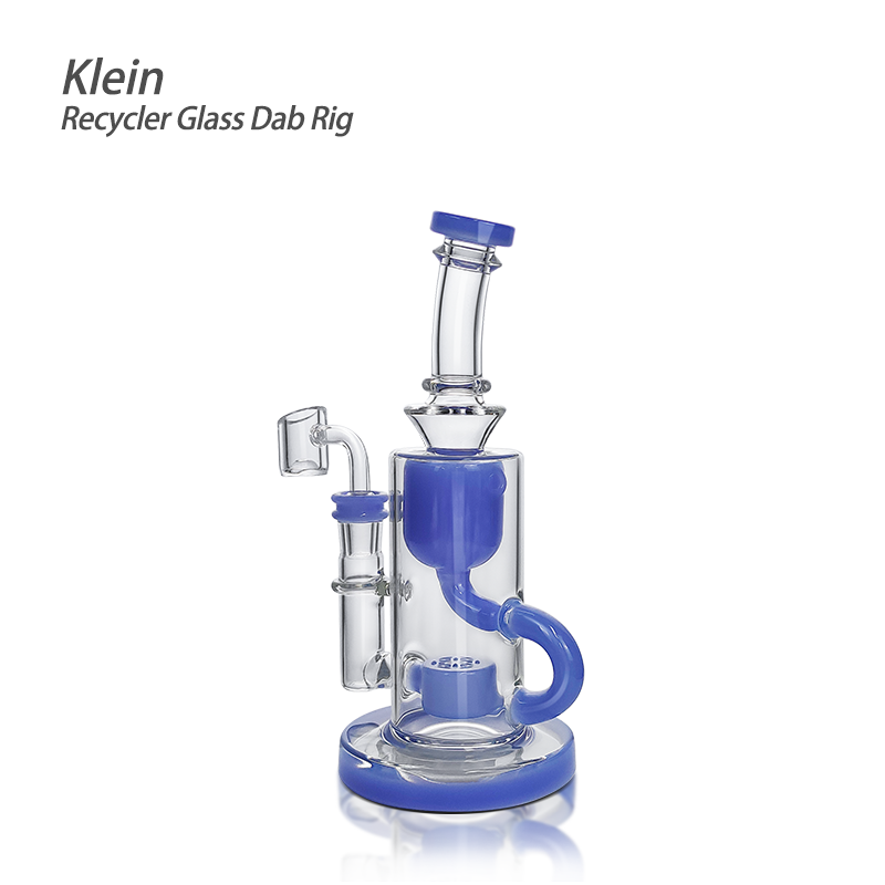 Waxmaid 7.48” Klein Recycler Glass Dab Rig