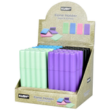Kush RX Solid Color Five-Cone Storage Case | Assorted Colors | 12ct Display