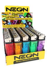 NEON Disposable Lighter Display – 50 Pack