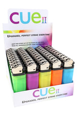 CUE II Disposable Lighter Display – 50 Pack