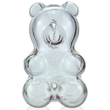 AFM 4" Gummy Bear Shaped Glass Hand Pipe with Borosilicate Build, Front View