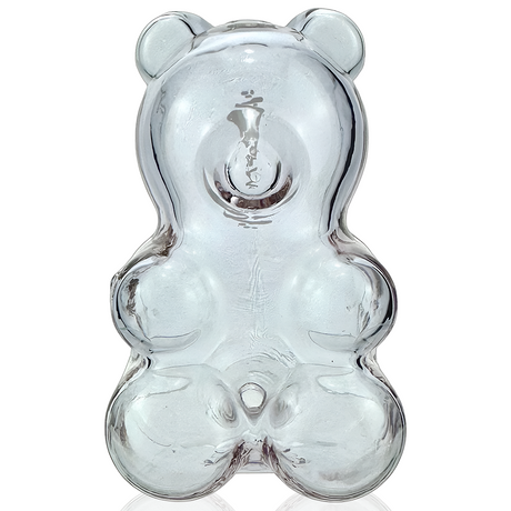 AFM 4" Gummy Bear Shaped Glass Hand Pipe with Borosilicate Build, Front View