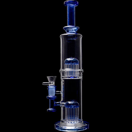 Borotech 15'' High Clarity Double Perc Bong