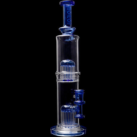 Borotech 15'' High Clarity Double Perc Bong