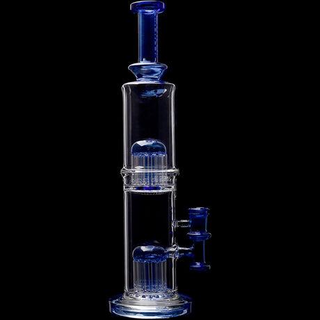 Borotech 15'' High Clarity Double Perc Bong