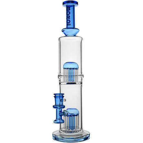 Borotech 15'' High Clarity Double Perc Bong
