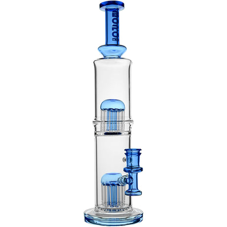 Borotech 15'' High Clarity Double Perc Bong