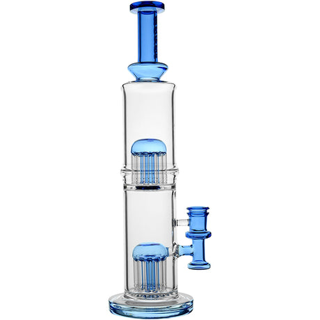 Borotech 15'' High Clarity Double Perc Bong