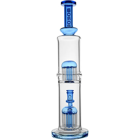 Borotech 15'' High Clarity Double Perc Bong