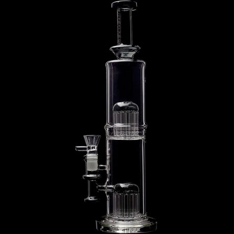 Borotech 15'' High Clarity Double Perc Bong