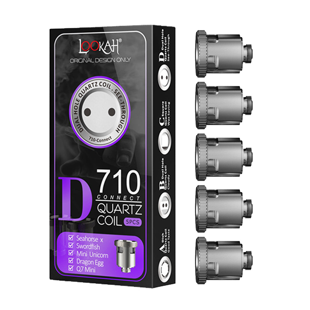 Pack of Lookah 710 quartz replacement atomizer coils