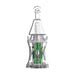 Dr Dabber Boost Evo Vaporizer with Transparent Finish and Green Accents - Front View