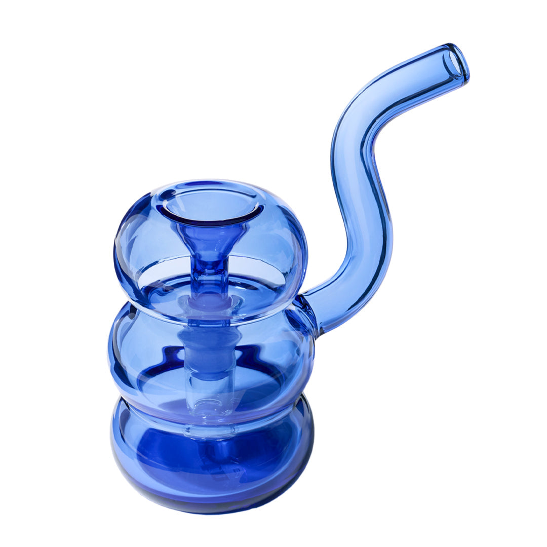 NWTN Home Bolla Bubbler, a 14mm borosilicate glass bubbler with a rounded Memphis-inspired design