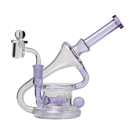 Human Grade 7.5" Recycler 45 (Triple Marble) Dab Rig