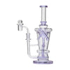 Human Grade 10.25" Straight Recycler Glass Dab Rig
