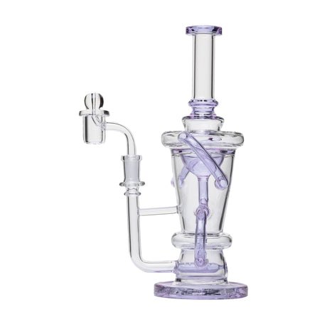 Human Grade 10.25" Straight Recycler Glass Dab Rig