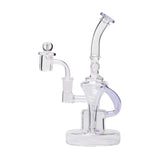 Human Grade Dualing Recycler Dab Rig