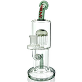 9.5" AFM Hot Rod Charlie Glass Dab Rig with Showerhead Perc, Bent Neck, and 14mm Female Joint