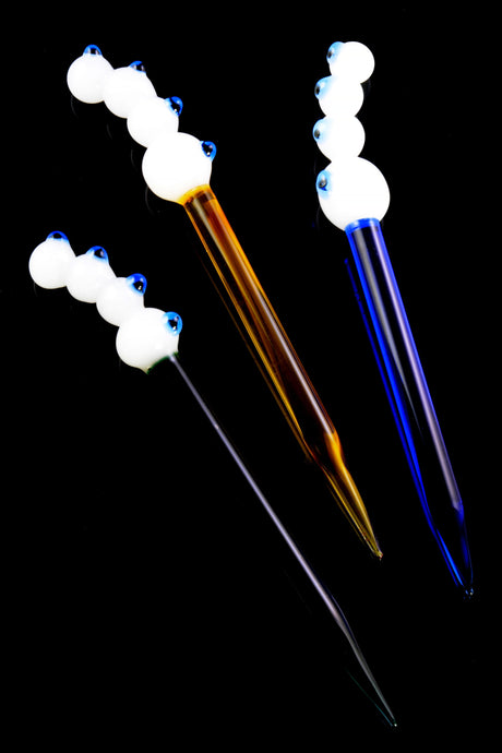 Four-Eyes Glass Dab Tool – 5″ - Assorted Colors