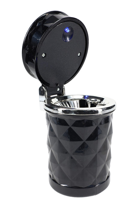 LED Diamond Cup-Holder Car Ashtray – 3.5″