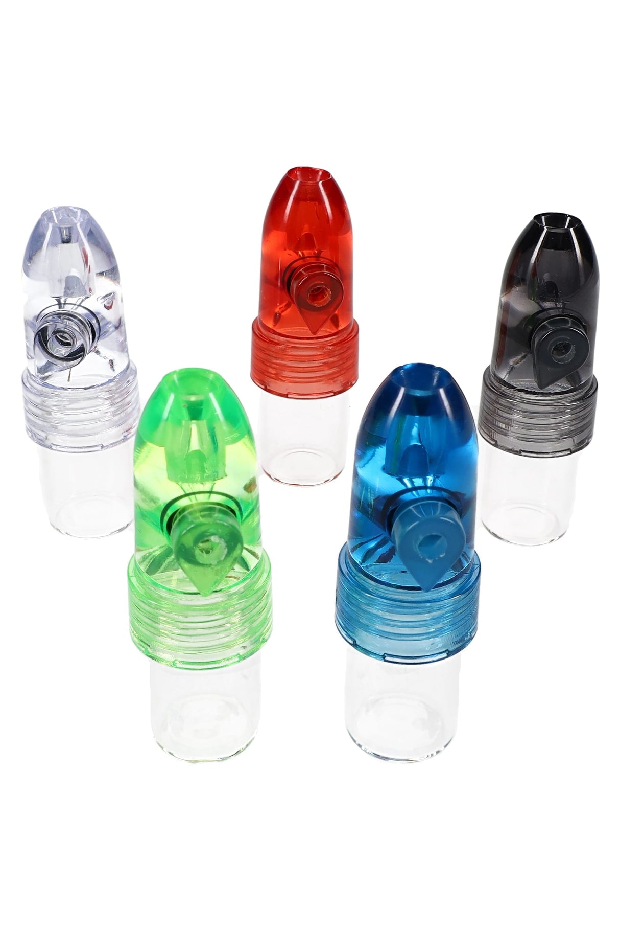 Snuff Bullet Vial 51-82 mm - Assorted Colors