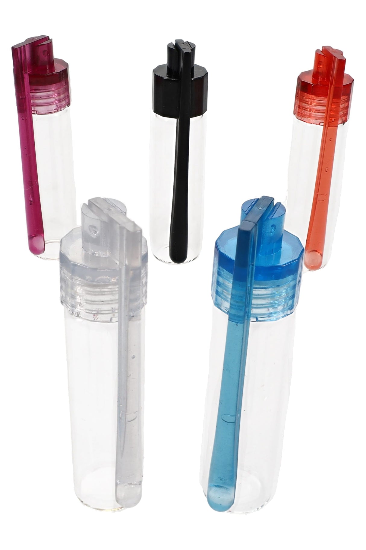 Snuff Vial with Spoon 38-67 mm - Assorted Colors