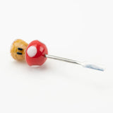 US-Made Mushroom Glass Dabber – 5″