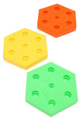 Honeycomb Silicone Bowl Display – 5″ - Assorted Colors