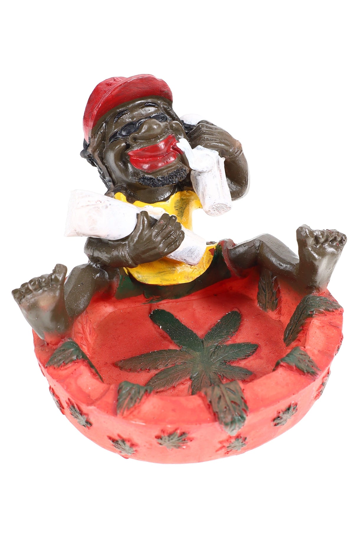 Rasta Resin Ashtray – 4″