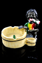 Rasta Resin Ashtray – 4″