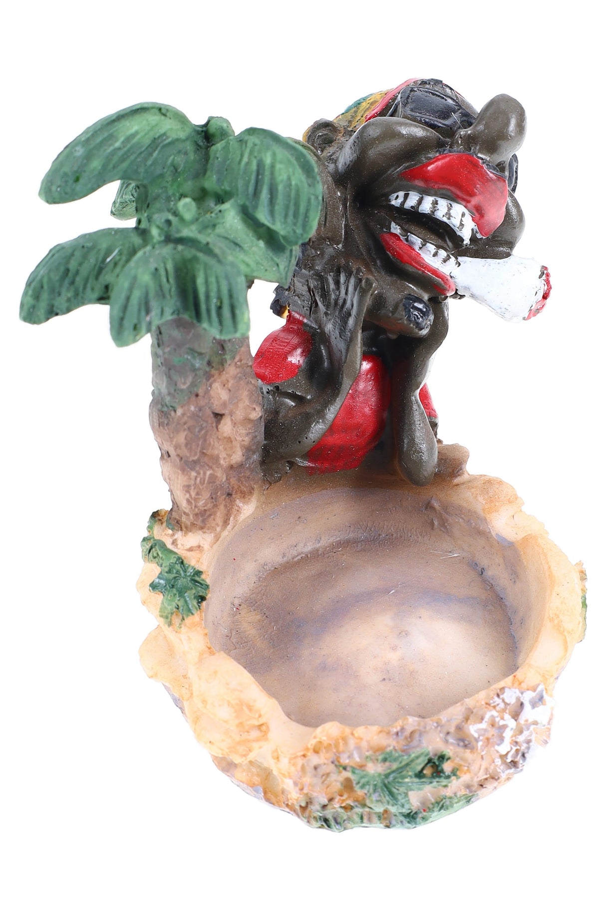 Rasta Resin Ashtray – 4″