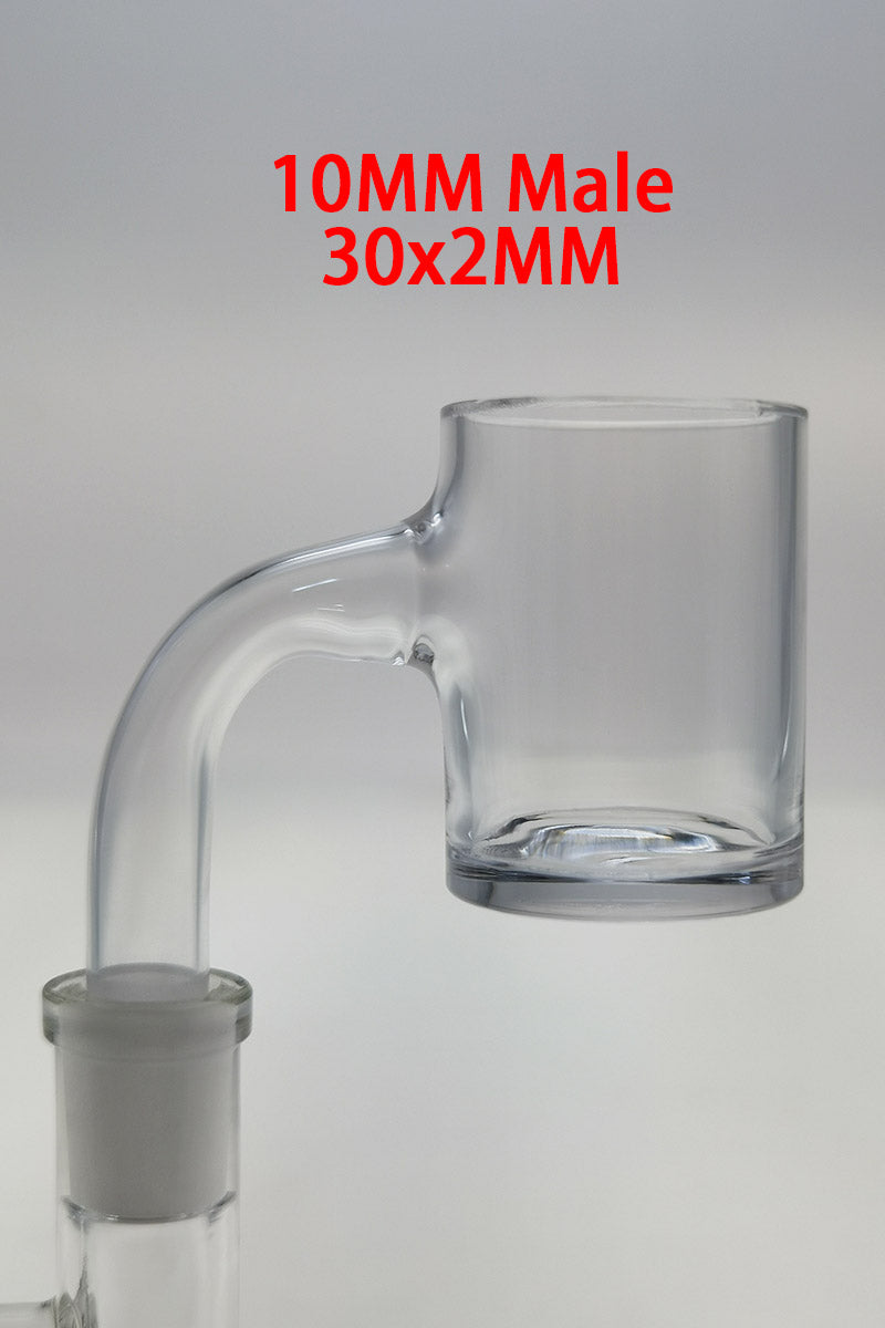 TAG - Full Weld Concave Quartz Banger Can (Flat Top) High Air Flow 30x2MM-4MM