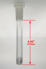 TAG - 18/14MM Open End Rounded Super Slit Showerhead Downstem