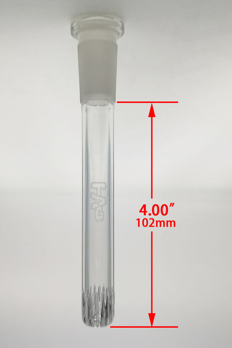 TAG - 18/14MM Open End Rounded Super Slit Showerhead Downstem