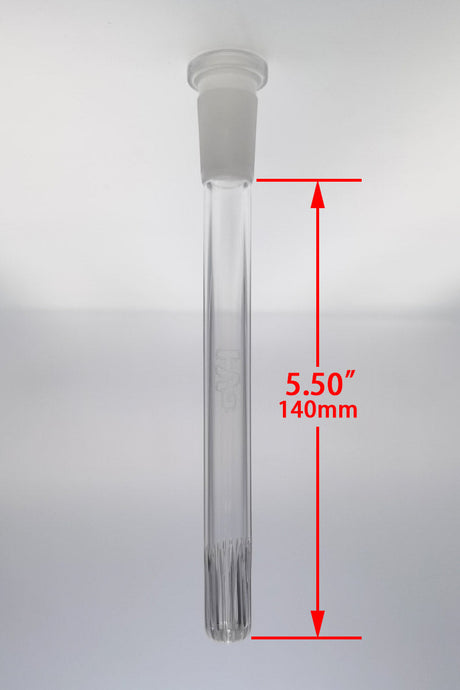 TAG - 18/14MM Open End Rounded Super Slit Showerhead Downstem