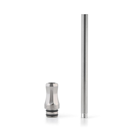 Close up of the DynaVap M condenser tip end, showing where it snaps into the mouthpiece assembly.