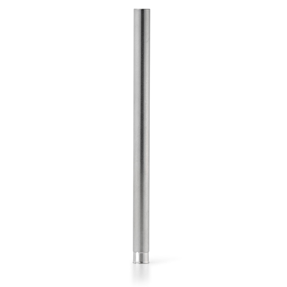 DynaVap M condenser and mouthpiece assembly close up shot with a ruler for size reference.